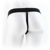 FETISH FANTASY SERIES - SERIES 9 HOLLOW STRAP-ON WITH BALLS 22.9CM BROWN - 53Xshop